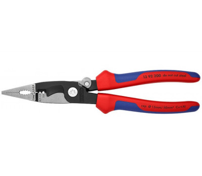 Клещи электромонтажные, 6-в-1, зачистка: 0.75 - 1.5 + 2.5 мм² 1392200SB KNIPEX
