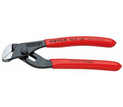 KN-9001125 Сантехнические мини-клещи с гребенчатым шарниром, 125 мм, KNIPEX