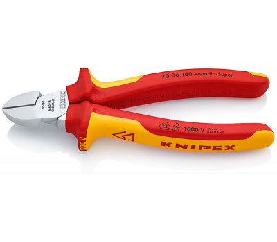 Кусачки боковые хромированные 160 мм 7006160SB KNIPEX