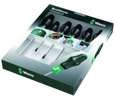 WE-031557 Набор отверток Kraftform Comfort 1334/1355 SK/6 Wera