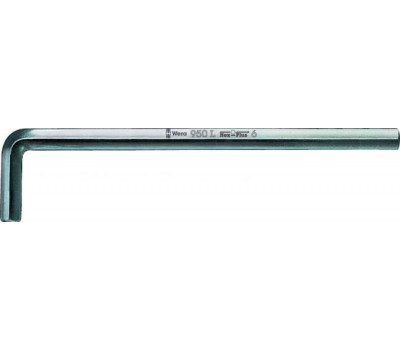 WE-021632 Г-образный ключ 7 мм метрический хромированный WERA 950 L Wera