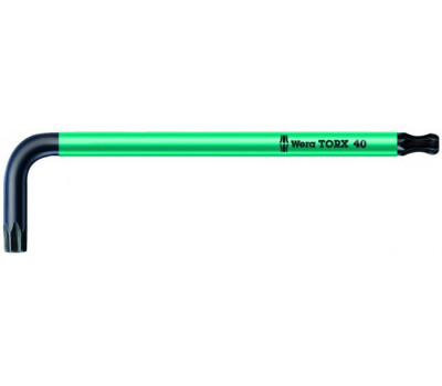 WE-024314 Г-образные ключ TX 40 TORX BO 967 SPKL BlackLaser Wera
